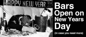 Bars open on New Years Day