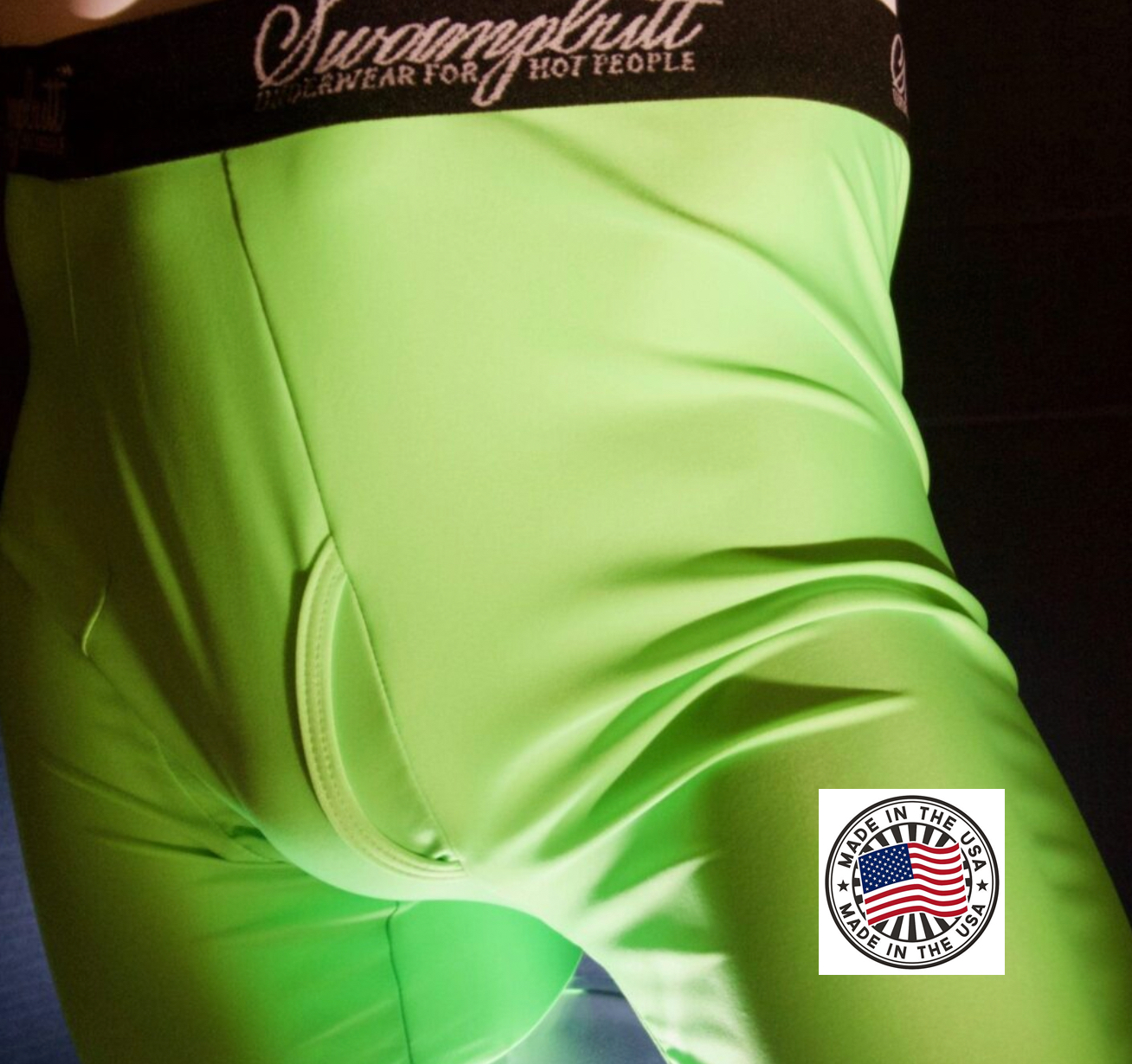 New Green Deal Green SwampButt Underwear Made in the USA Brand Christmas gift.