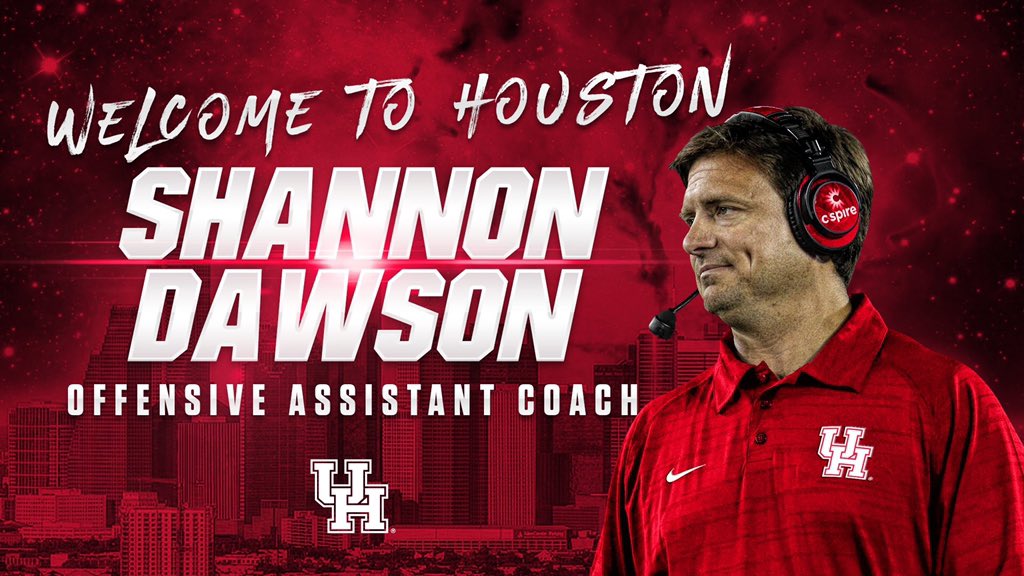 Houston Offensive Coordinator Shannon Dawson