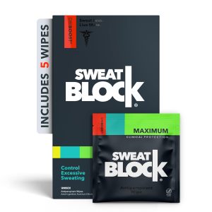 Sweat Block Ani Perspirant Wipes