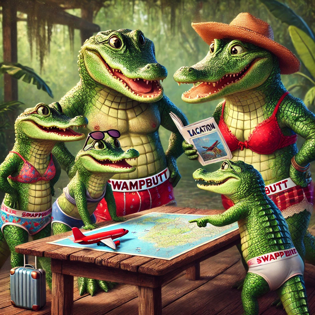 The SwampButt Underwear Guide to Planning the Family Summer Vacation.