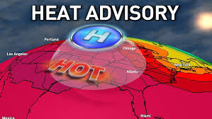 High Heat Advisories are posted for a lot of the USA>