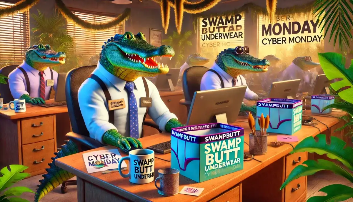 This Christmas Give Someone SwampButt (Underwear)