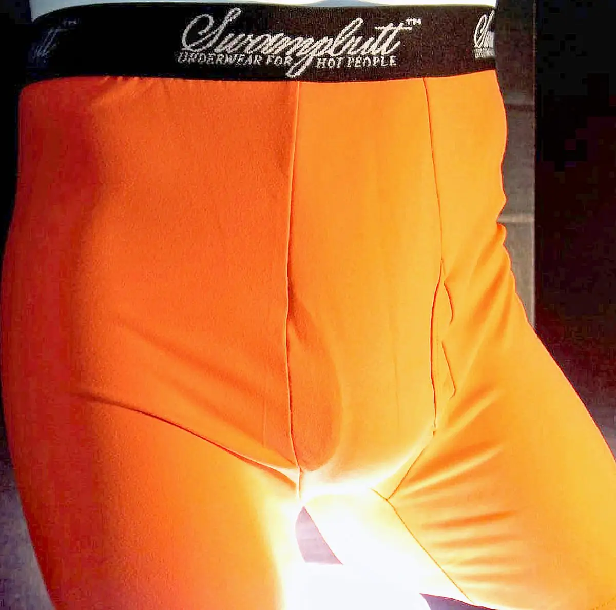 SwampButt Orange Made in the USA Brand Underwear.